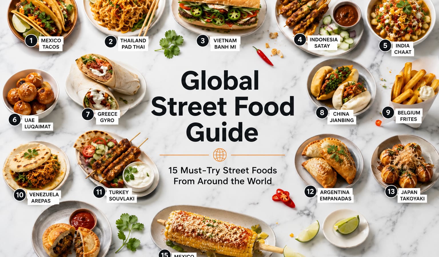Global Street Food Guide — 15 Must-Try Street Foods From Around the World