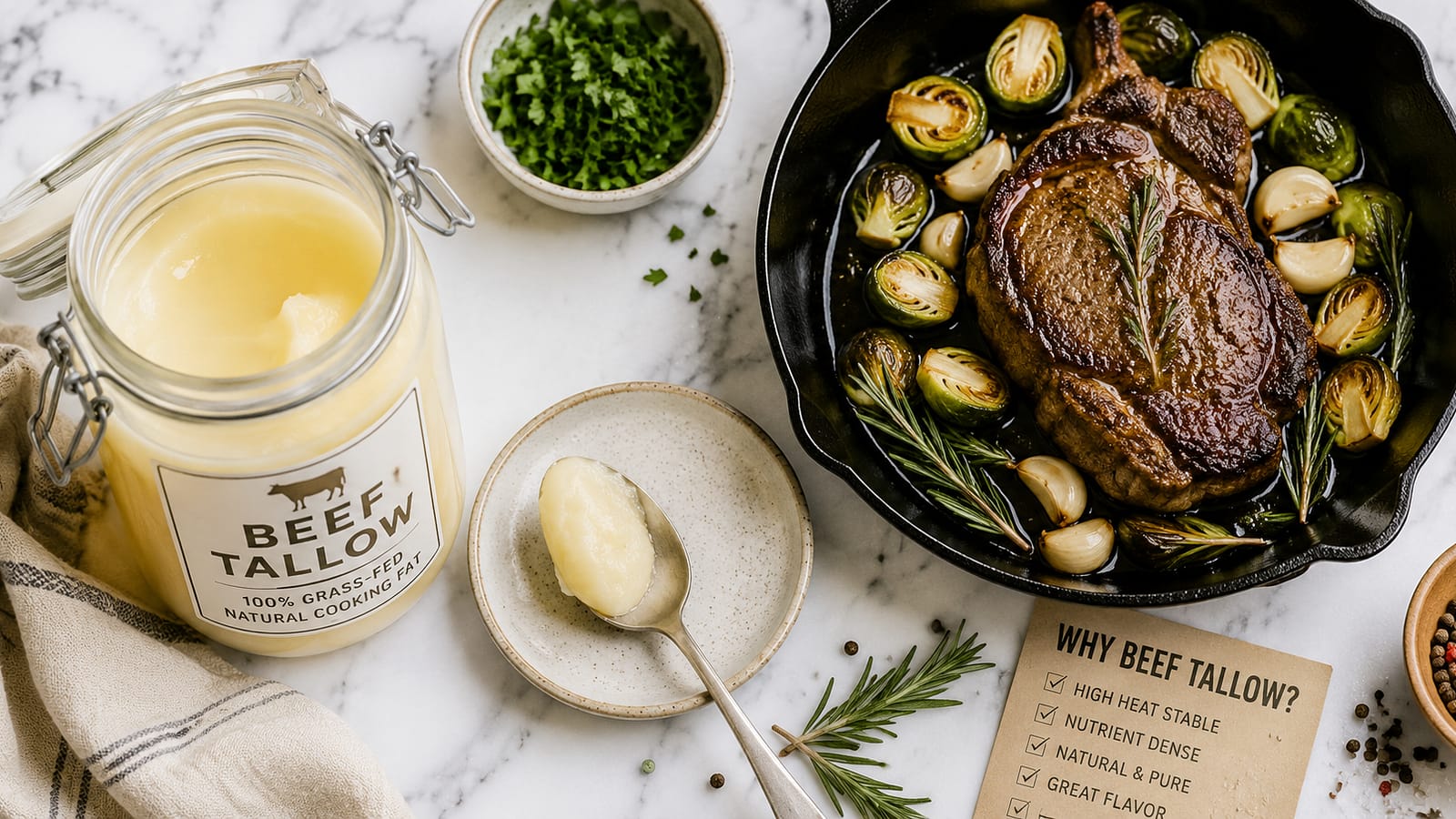 Cooking with Beef Tallow — Why Everyone Is Switching From Seed Oils in 2026